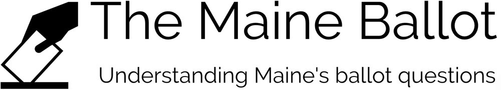 The Maine Ballot, Understanding Maine's Ballot Questions with hand submitting a ballot