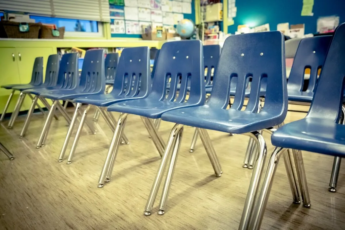 Elementary school classroom chairs